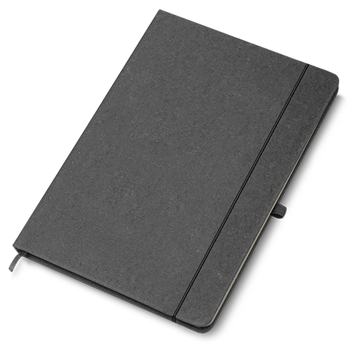 Kit Escritório Capa em Couro Reciclado e Caneta Metalica - Brinde Corporativo Personalizado | Enova