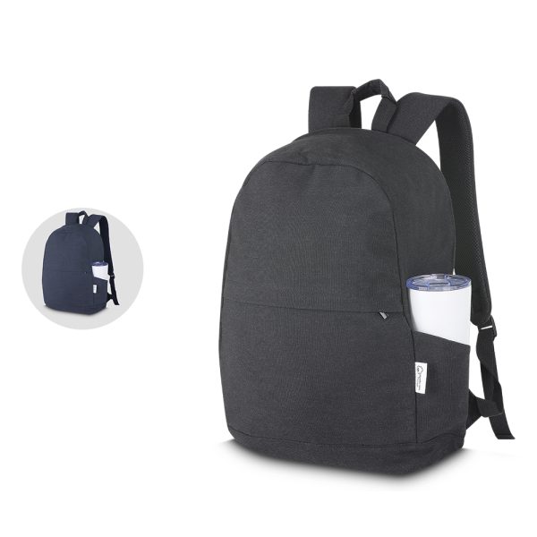 Mochila para Notebook em Algodão Reciclado 340 g/m2 - Enova Brindes Personalizados