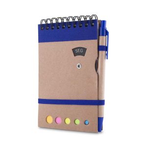 Mini caderno A6 com caneta - Brinde Corporativo Personalizado | Enova