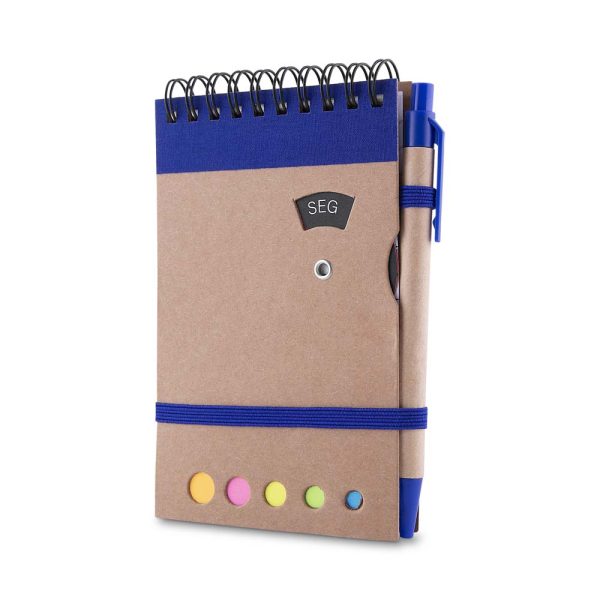 Mini caderno A6 com caneta - Brinde Corporativo Personalizado | Enova