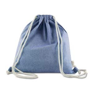 Sacola/Mochila em algodão mescla reciclado 140g/m² - Brinde Corporativo Personalizado | Enova