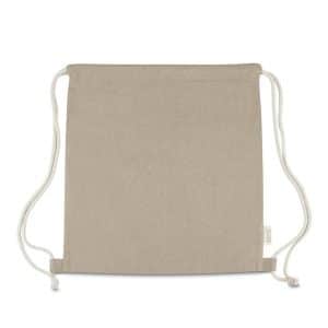 Sacola/Mochila em algodão mescla reciclado 140g/m² - Brinde Corporativo Personalizado | Enova