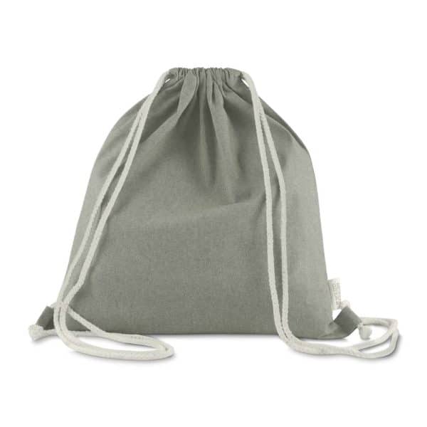 Sacola/Mochila em algodão mescla reciclado 140g/m² - Brinde Corporativo Personalizado | Enova