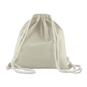 Sacola/Mochila em algodão mescla reciclado 140g/m² - Brinde Corporativo Personalizado | Enova