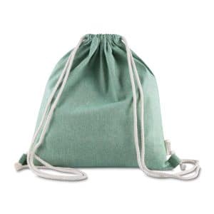Sacola/Mochila em algodão mescla reciclado 140g/m² - Brinde Corporativo Personalizado | Enova