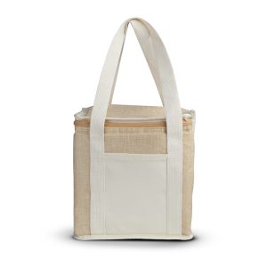 Bolsa Térmica em algodão e Juta sintética 5L - Brinde Corporativo Personalizado | Enova