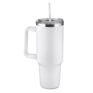 Caneca Térmica em Aço Inox - Brinde Corporativo Personalizado | Enova