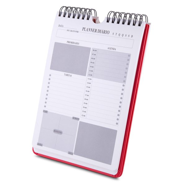 Caderno A5 Planner com capa em PU - Brinde Corporativo Personalizado | Enova