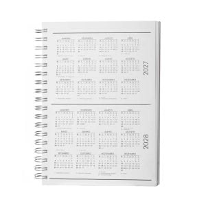 Caderno B5 planner capa em Percalux - Brinde Corporativo Personalizado | Enova