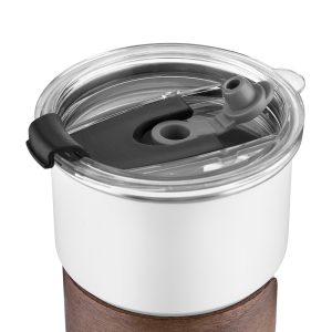 Copo em inox com canudo - Brinde Corporativo Personalizado | Enova