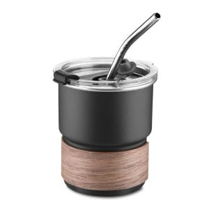Copo em inox com canudo - Brinde Corporativo Personalizado | Enova