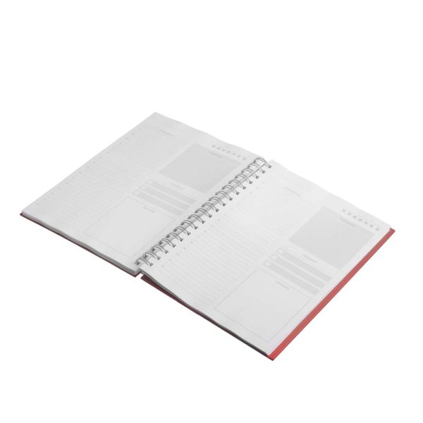 Caderno B5 planner capa em Percalux - Brinde Corporativo Personalizado | Enova