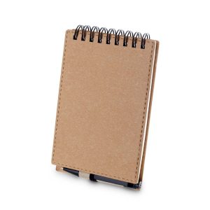 Mini Caderno A6 de anotações com caneta - Brinde Corporativo Personalizado | Enova