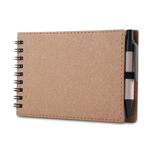 Mini Caderno A6 de anotações com caneta - Brinde Corporativo Personalizado | Enova