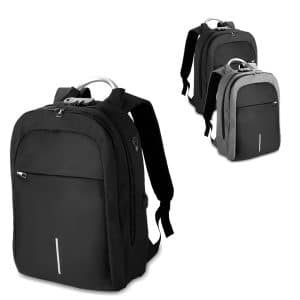 Mochila para notebook em Poliéster 300D - Enova Brindes Personalizados