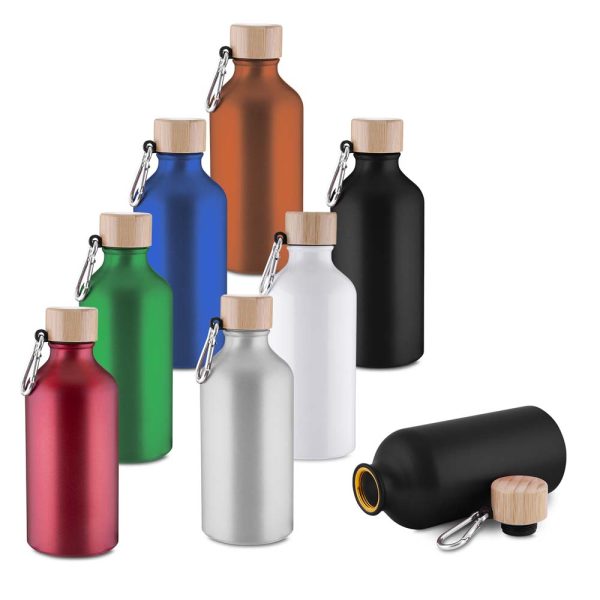 Garrafa em alumínio reciclado - Enova Brindes Personalizados