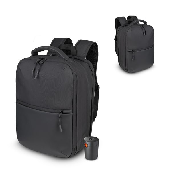 Mochila c/ Compartimento a Vácuo e Expansor - Enova Brindes Personalizados