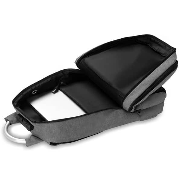 Mochila para notebook em Poliéster 300D - Brinde Corporativo Personalizado | Enova