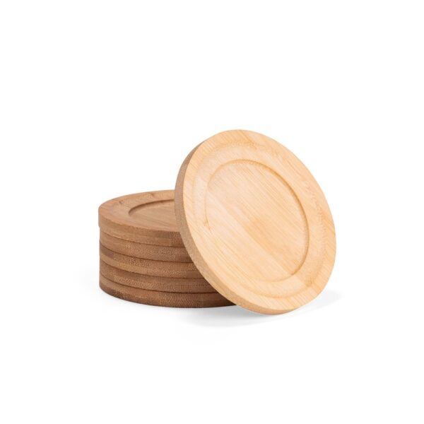 Kit Porta-Copos Bambu 6 Peças | Acessórios | Enova