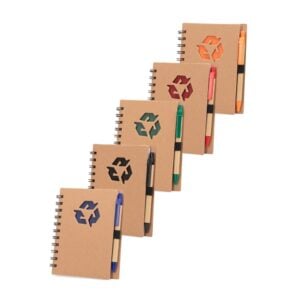 Caderno Ecológico com Caneta