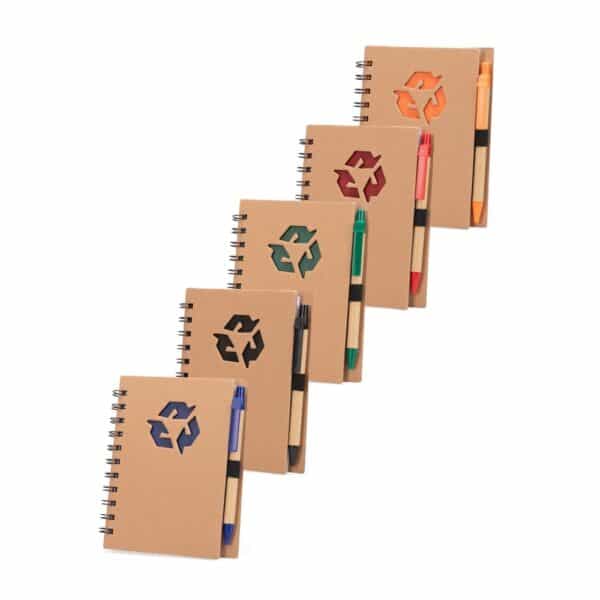 Caderno Ecológico com Caneta - Brinde Corporativo Personalizado