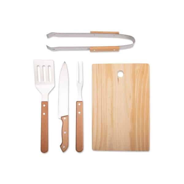 Kit Churrasco 6 Peças - Brinde Corporativo Personalizado