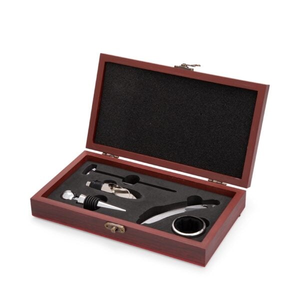 Kit Vinho 5 Peças - Brinde Corporativo Personalizado