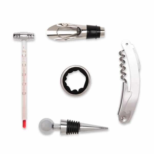 Kit Vinho 5 Peças - Brinde Corporativo Personalizado