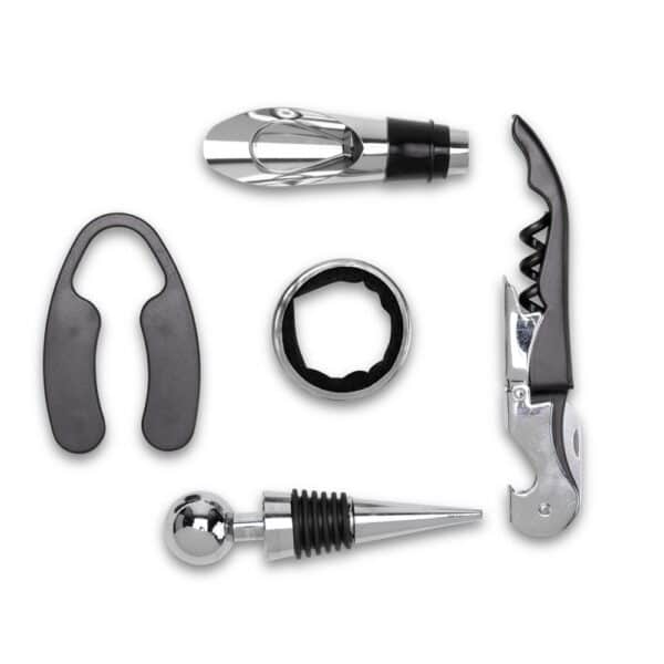Kit Vinho 5 Peças - Brinde Corporativo Personalizado