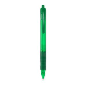 Caneta plástica com detalhe emborrachado - Imagem 4