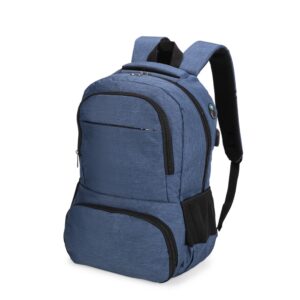 Mochila Poliéster 26L com Porta Notebook e Compartimento Térmico