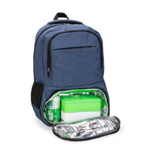Mochila Poliéster 26L com Porta Notebook e Compartimento Térmico