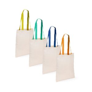 Sacola de Algodão com Alças Costuradas