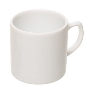 Xícara de Café Glacier 110ml Branca Cerâmica