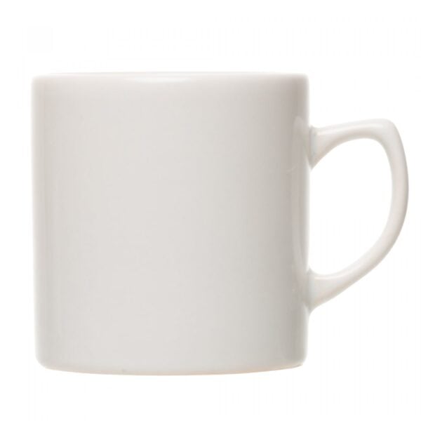 Xícara de Café Glacier 110ml Branca Cerâmica - Brinde Corporativo Personalizado