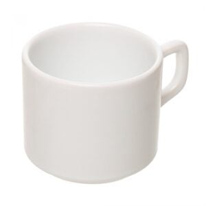Xícara de Chá Glacier 184ml Branca Cerâmica