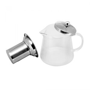 Chaleira de Vidro Borossilicato com Infusor de Aço Inox Lines 750ml - Imagem 4