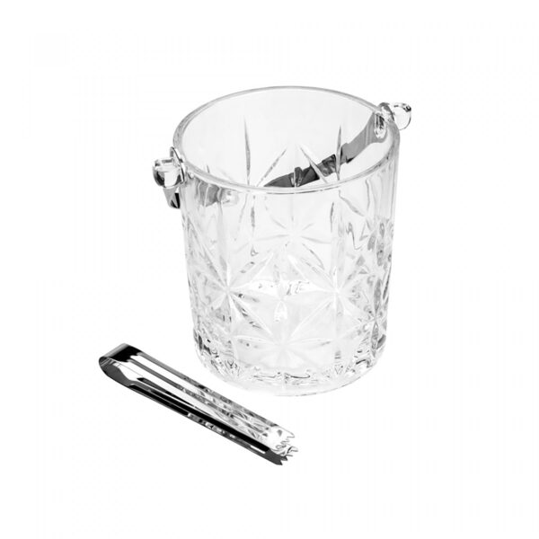Balde para Gelo com Alça e Pegador Romano Cristal - Brinde Corporativo Personalizado