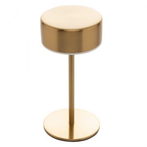 Luminária de Mesa Recarregável LED 3 Tons USB Lyra Metal