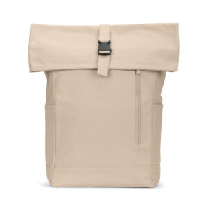 Mochila "roll top" em algodão reciclado e poliéster reciclado (380 g/m²) - Imagem 3