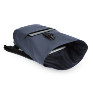 Mochila "roll top" em PU com bolso para notebook (16") - Imagem 4