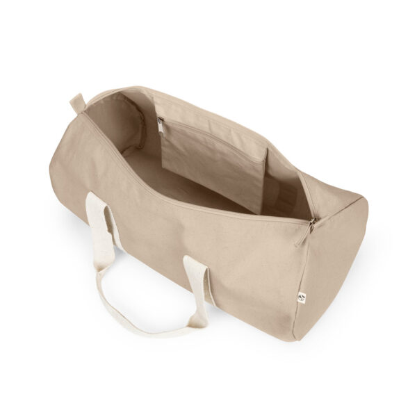 Bolsa esportiva em algodão reciclado e poliéster reciclado (380 g/m² ) - Brinde Corporativo Personalizado