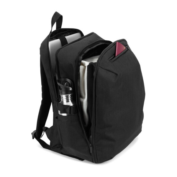 Mochila em poliéster reciclado 300D - Brinde Corporativo Personalizado