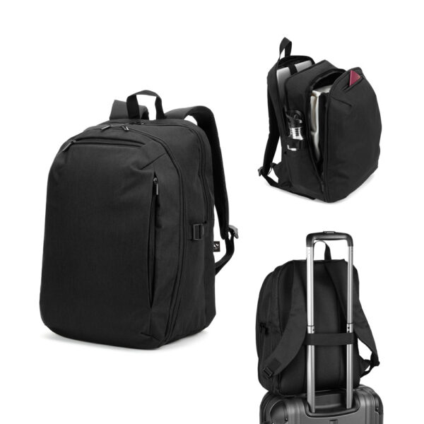 Mochila em poliéster reciclado 300D - Brinde Corporativo Personalizado