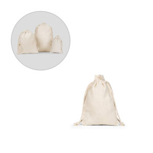 Sacola pequena 100% algodão (120 g/m²)