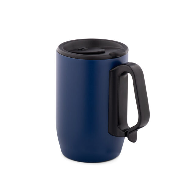 Caneca de viagem térmica em aço inox (400 mL) - Brinde Corporativo Personalizado