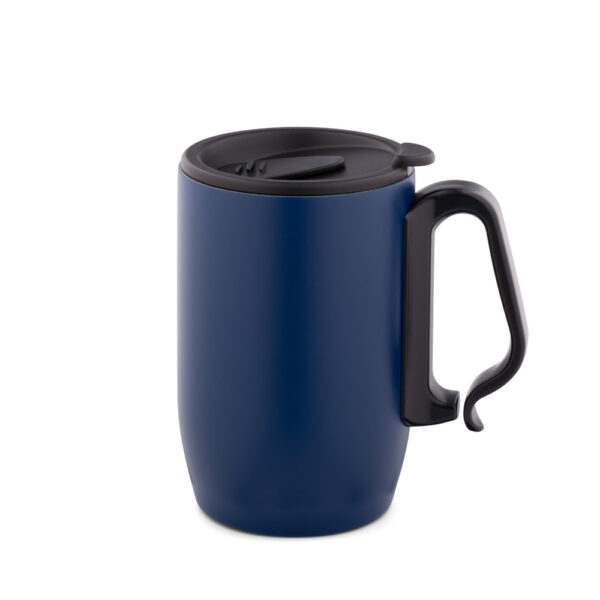 Caneca de viagem térmica em aço inox (400 mL) - Brinde Corporativo Personalizado