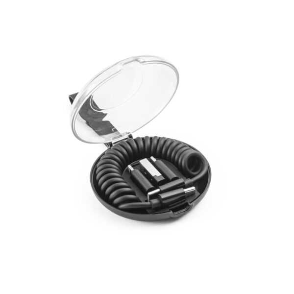 Conjunto composto por cabo espiral - Brinde Corporativo Personalizado