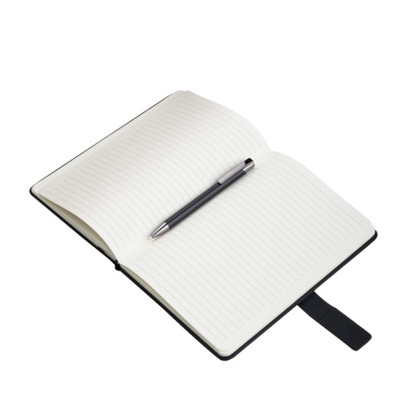 Kit escritório personalizado com caderno, caneca, caneta e chaveiro retangular