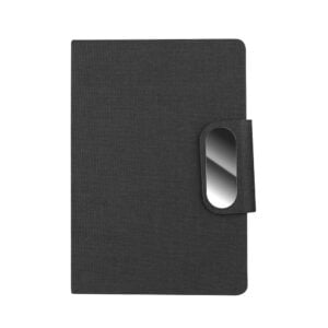 Kit escritório personalizado com caderno A5, garrafa térmica e caneta